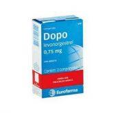 DOPO 0,75 MG  CAIXA COM 2 COMPRIMIDOS EUROFARMA (PÍLULA DO DIA SEGUINTE)